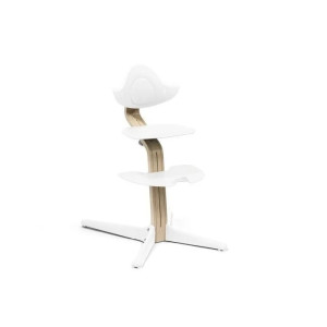 Stokke Nomi z Baby Set - krzesełko z zestawem dziecięcym-Natural White-Baby Set Navy
