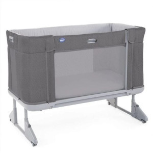Chicco Next2Me Forever Łóżeczko dostawne + Rücken Materacyk Handy-Moon Grey
