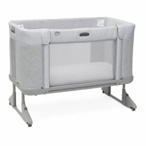 Chicco Next2Me Forever Łóżeczko dostawne + Rücken Materacyk Handy-Ash Grey Cross Collection