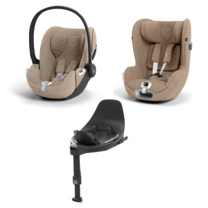 Cybex Modular T-Line Set - zestaw modularny Cloud T + Sirona T + baza T-Plus Cozy Beige