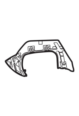 Original Volvo XC60 (2014-2017) Konsole Endrohrblende links 31323970