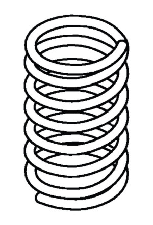 Original Volvo Fahrwerksfeder Hinterachse 31280484