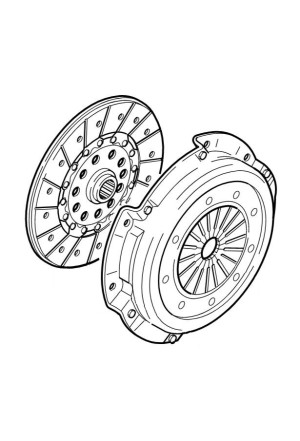 Original Volvo Kupplungssatz 31492036