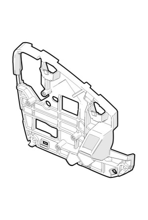 Original Volvo EX90 Halter Spiegelglas Außenspiegel rechts 32368544