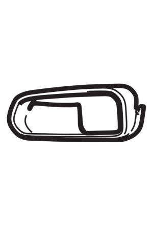 Original Volvo XC60 (2014-2017) Endrohrblende links 31425018