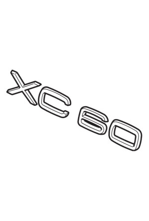 Original Volvo XC60 Emblem Heckklappe 31333640