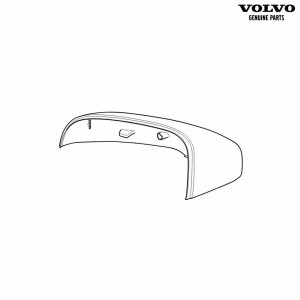 Original Volvo Spiegelkappe rechts (713) Power Blue 39818474