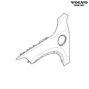 Original Volvo XC90 (ab 2024) Kotflügel vorne links 32405094