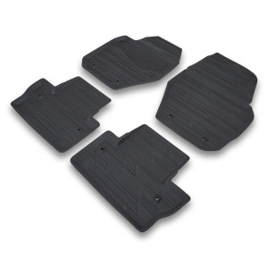 Original Volvo Gummi Fußmattensatz Farbe Offblack 39828878