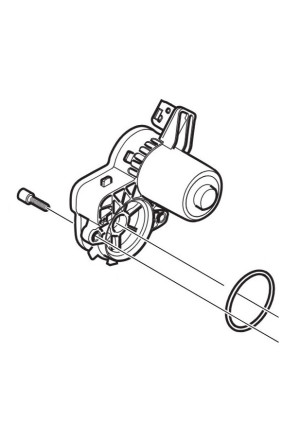 Original Volvo Stellmotor Handbremse links 31400426