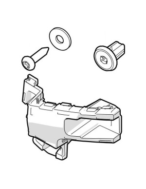 Original Volvo EX30 EX30CC Konsole Halter Stoßstange hinten mitte rechts 8000...