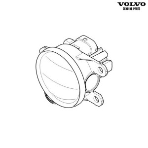 Original Volvo XC40 (2018-2022) Nebelscheinwerfer LED rechts 32228884