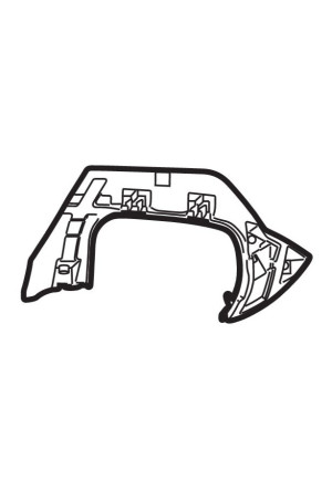 Original Volvo XC60 (2014-2017) Konsole Endrohrblende rechts 31323971