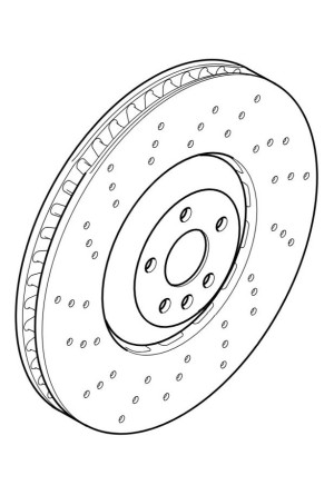 Original Volvo XC60 (18-) Polestar Performance Bremsscheibe Vorderachse Innen...