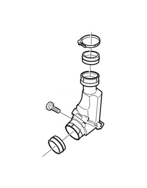 Original Volvo Ladeluftrohr 30794890
