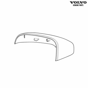 Original Volvo Spiegelkappe rechts (019) Black Stone 39804849