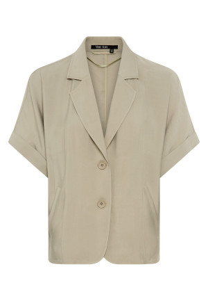 Kurzblazer aus Shiny Twill
