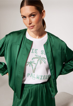 Blouson aus leichtem Satin