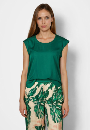 Top aus Satin