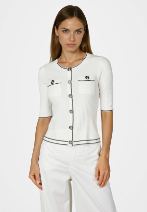 Pullover mit Kontrastdetails
