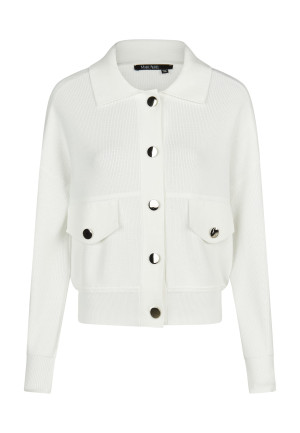 Strickjacke im Blousonstil
