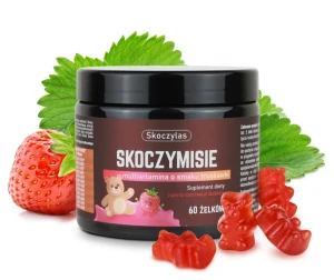 Żelki SKOCZYMISIE multiwitamina o smaku truskawki - Marek Skoczylas suplementy i witaminy 