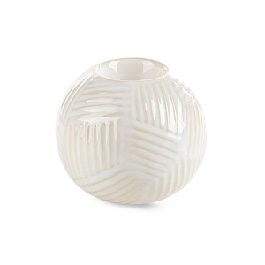 Świecznik dekoracyjny ROMINA kremowy Ø10x9 cm na tealight