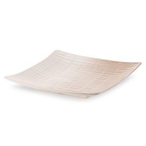 Patera EDNA kremowa ceramiczna 27 x 27 x 5 cm