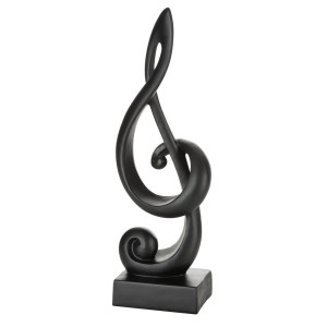 Figurka nuta SONIK czarna 13x9x36 cm