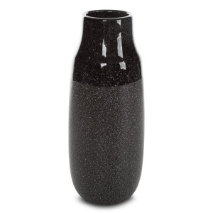 Wazon dekoracyjny MANDI stalowy Ø15x36 cm ceramika granit
