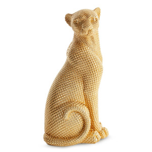 Figurka gepard DEAN złota 15x12x29 cm