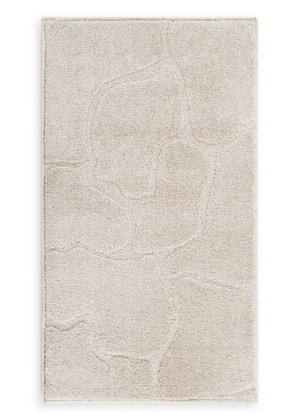 Dywan ALBA 2 beżowy 80x150 cm organiczny wzór 3D