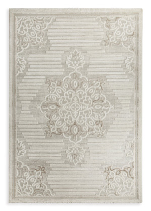 Dywan CRYSTAL 6 60x100 cm beżowy Eurofirany nowoczesny do salonu do sypialni miękki antypoślizgowy