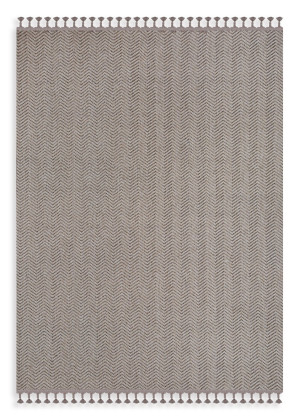 Dywan LINEA 5 80x150 cm szarobeżowy Eurofirany boho do salonu do sypialni miękki antypoślizgowy