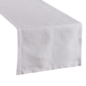 Bieżnik poliester 40x140 cm beżowy SUMMER 10 Eurofirany na stół dekoracyjny
