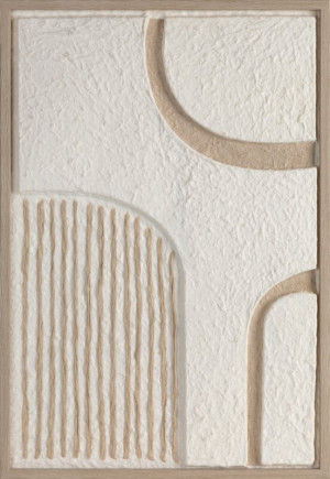 Obraz abstrakcja geometryczna 40x60 biały