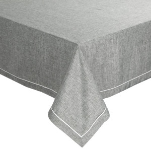 Obrus MEGI 140x220 popielaty