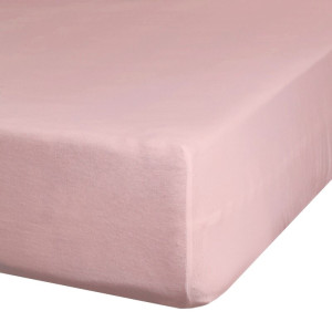 Prześcieradło jersey 240x220 D91 jasnoróżowe