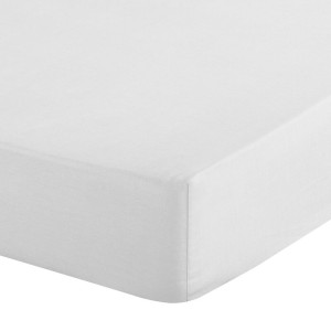 Prześcieradło mikrofibra 220x200 D91 białe