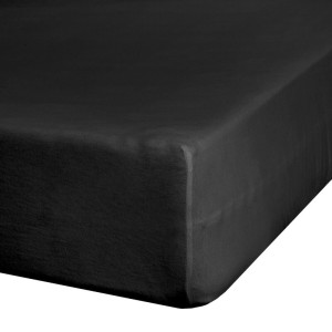 Prześcieradło jersey 240x220 JERS3 czarne