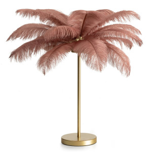 Lampa FERI 65x65x68 pudrowy róż