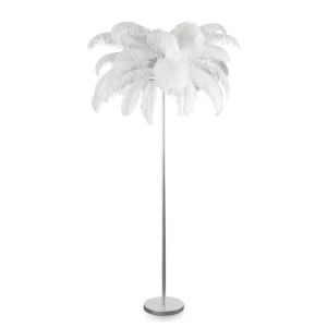 Lampa FERI 95x95x180 srebrny