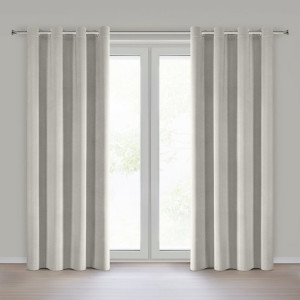 Zasłona MEGI 140x250 stalowy