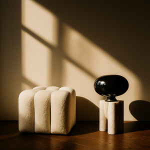 Pufa boucle Rosa - Marlé Home