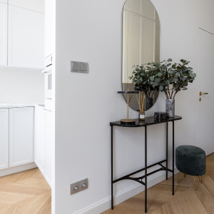 Konsola z marmurowym blatem Nero Marquina Liv - Marlé Home