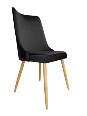 Krzesło tapicerowane VELO nogi dąb