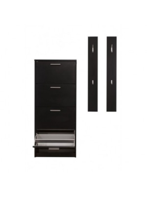 Szafka na obuwie, wieszak MILA SM zestaw