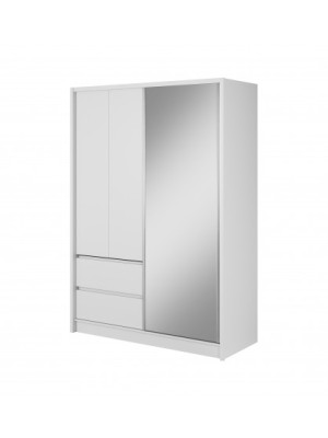 Szafa przesuwna SAHARA 150cm lustro, szuflady