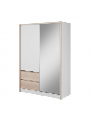 Szafa przesuwna SAHARA 180cm lustro, szuflady