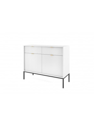 Komoda MIA KSZ104 biel, stelaż czarny